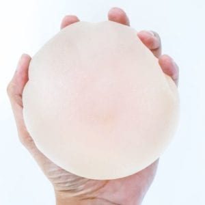 Silicone implants breast augmentation